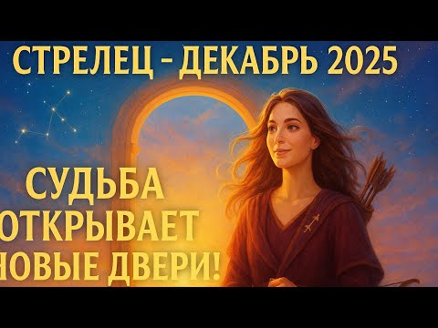Видео: 🌟Стрелец — Декабрь 2025: Судьба открывает новые двери!♐️