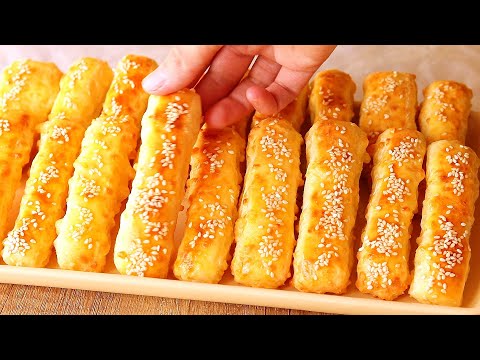 Видео: ТВОРОЖНЫЕ Палочки С СЫРОМ 🧀 Потрясающе ВКУСНЫЕ! Минимум Муки! Выпечка Без Дрожжей! Cheese sticks