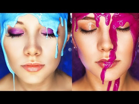 Видео: Фотосессия с жидкой краской (photoshoot with paint)