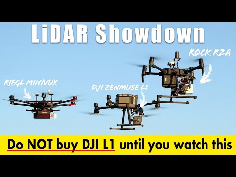 Видео: Не покупайте DJI Zenmuse L1, пока не увидите это! ROCK против RIEGL против DJI