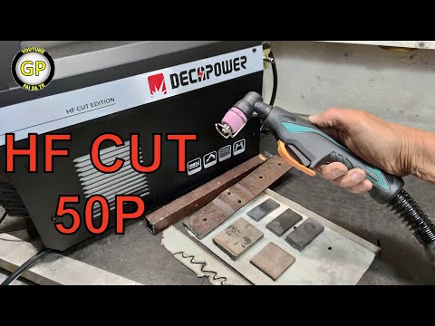 Видео: Плазменный резак DECAPOWER HF CUT 50P — распаковка и тестирование