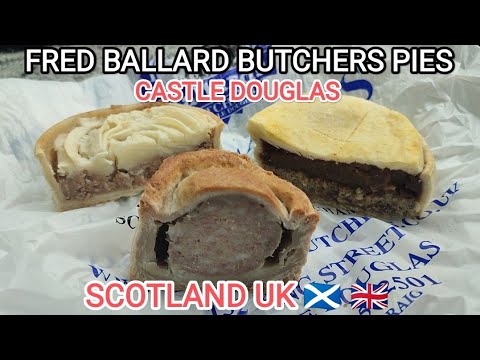 Видео: Мясные пироги ФРЕДА БАЛЛАРДА, ЗАМОК ДУГЛАС, ДАМФРИС И ГАЛЛОВЕЙ, ШОТЛАНДИЯ, ВЕЛИКОБРИТАНСКАЯ И ШОТ...