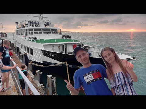 Видео: VLOG:Экскурсия на теплоходе в открытое море.Лазаревское.