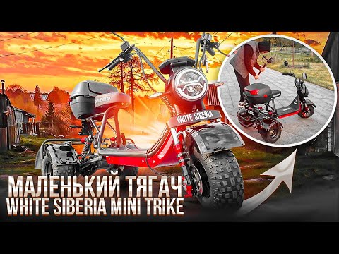 Видео: White Siberia mini trike- тащит!