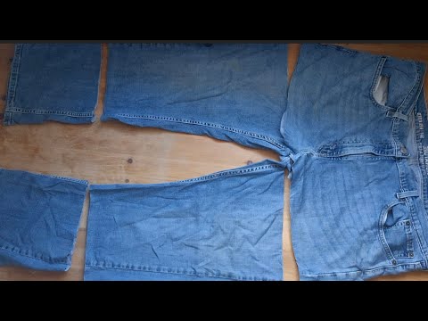 Видео: Сумка в горошек из рваных джинсов Levi’s: быстро и просто!