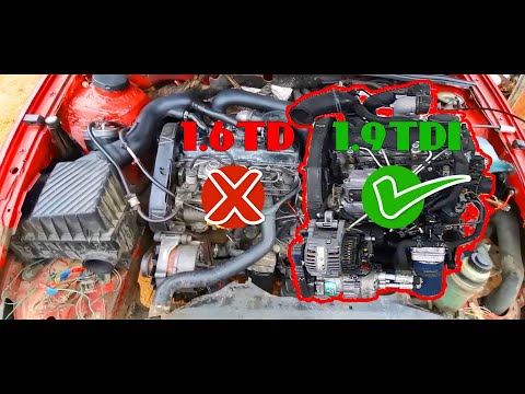Видео: КУПИЛ Volkswagen Passat b3 И ЗАМЕНА ДВИГАТЕЛЯ НА 1.9 TDI (1z). Часть 2