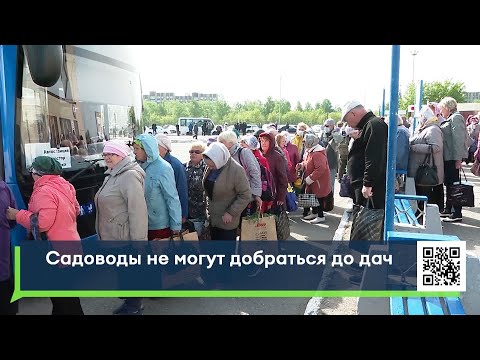 Видео: Не можем доехать! / Дачники возмущены работой автобусов, которые курсируют в сторону садовых обществ