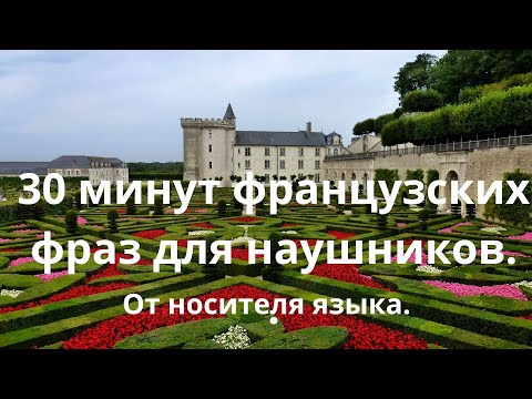 Видео: 30 Минут французских фраз для наушников. От носителя языка.