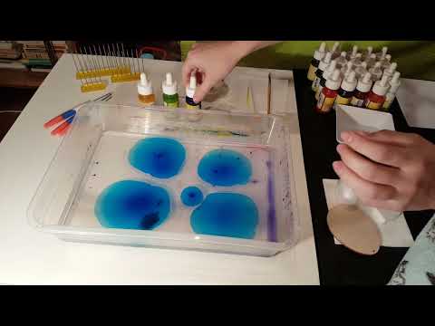 Видео: Мастер класс по Эбру в ДОУ