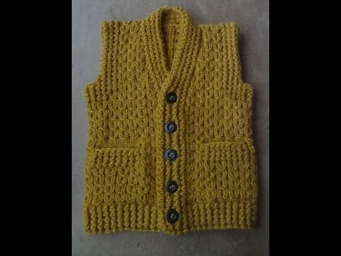 Видео: Жилет с карманами  Часть 2 Правая полочка. Vest knitting part 2