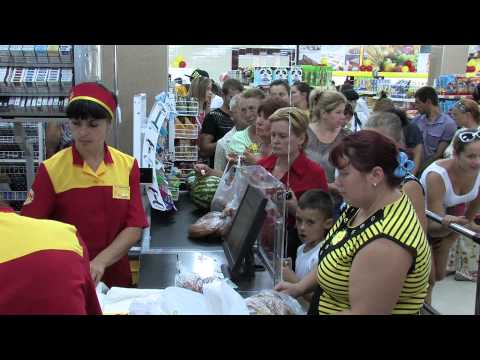 Видео: Урочисте відкриття маркету "ДОБРЕ"  с.Рідківці