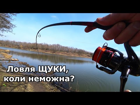 Видео: Ловля щуки в нерестову заборону 2023! Перша весняна рибалка!