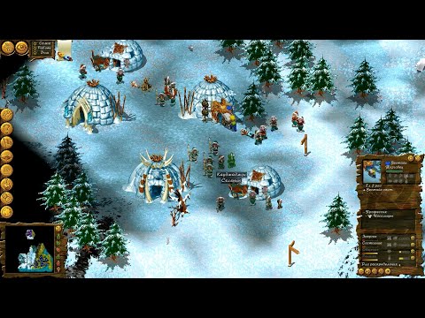 Видео: Cultures: The Discovery of Vinland - прохождение - миссия 2 - Хелландия