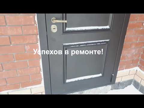 Видео: Железная дверь с терморазрывом. Лучший уличный вариант входной двери  для   загородного дома.