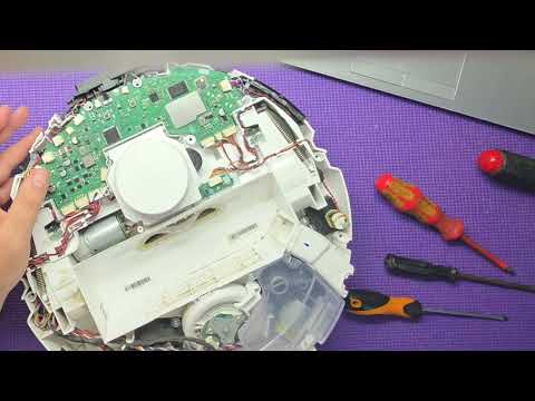 Видео: Roborock Q Revo Left Wheel replacement. Замена левого колеса. 