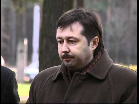 Видео: О.Молчан, И.Видова, И.М.Лученок У могилы ВГ Мулявина