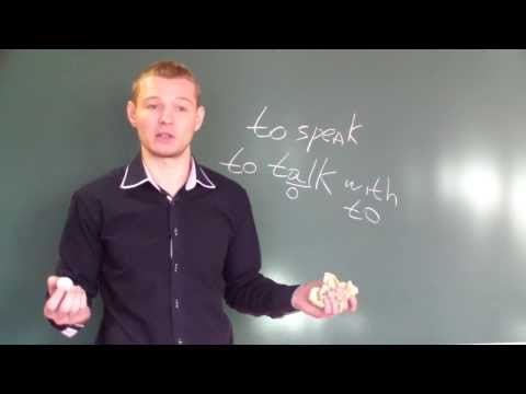 Видео: Правильное применение слов: speak, tell, say, talk