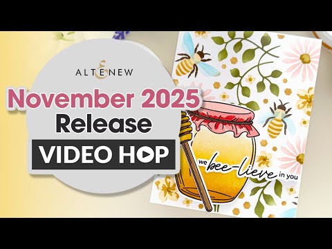 Видео: Комплект Altenew Craft Your Life Project Kit Honeycomb Haven: видео-показ и розыгрыш