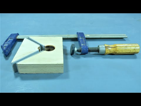 Видео: Приспособление для заусовки Простое угловое приспособление под струбцину