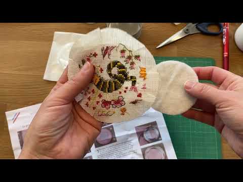 Видео: 3.Сборка коробочки с вышивкой Sajou и другие французские дизайны и журналы