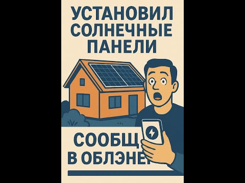 Видео: ПОЧЕМУ ОБЛЭНЕРГО ПРОТИВ ВАШЕЙ СОЛНЕЧНОЙ ЭЛЕКТРОСТАНЦИИ??? НЕУЖЕЛИ ХАЛЯВЫ БОЛЬШЕ НЕ БУДЕТ? ЧАСТЬ 1