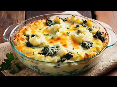 Видео: Бабушкин рецепт флана из шпината с картошкой поразил всех! Вкусный! 😍