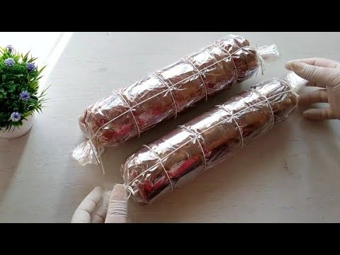 Видео: Домашняя Колбаса в духовке! ГОЛОДНЫМ НЕ СМОТРЕТЬ! Просят Готовить на Продажу