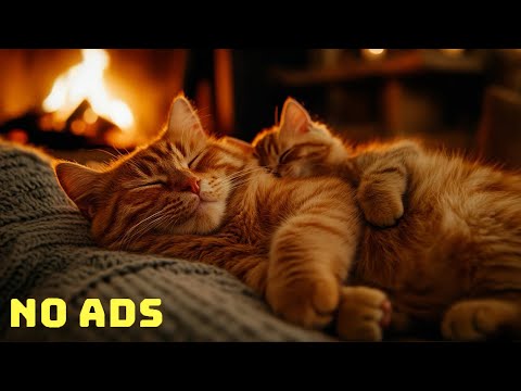 Видео: Мурлыкающий кот и горящий камин 12 часов | ASMR-видео для вашего крепкого сна