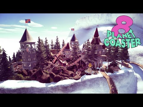 Видео: Planet coaster (Зимний Парк) Первый аттракцион на горе ❄8