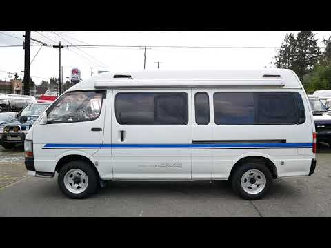 Видео: SOLD 1995 Toyota Hiace Van LH129 CAMPER 4WD 3L Diesel only 77000km!!! (по-русски)