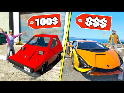 Видео: МАШИНА за 100$ или МАШИНА за МИЛЛИОН? - GTA 5 СРАВНЕНИЕ Дешёвое и Дорогое (Моды ГТА 5)