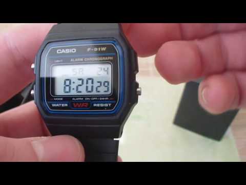 Видео: Часы Осамы Бен Ладена Casio F-91W  Легенда 90 тых