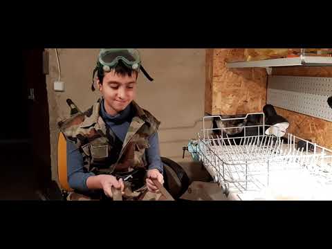 Видео: ремонт корзины для посудомойки #часть 1                       +создание Молдавского "супер оружия"
