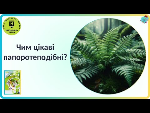 Видео: Чим цікаві папоротеподібні?