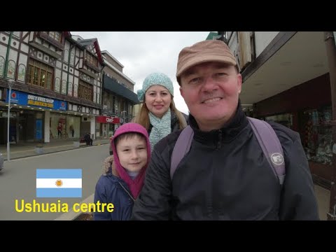 Видео: Центр города Ушуайя прогулка 🚩 No Típica Avenida San Martín 🚶 Ushuaia City Walk 🇦🇷