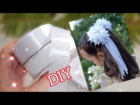 Видео: Каждая девочка Захочет такие бантики на 1 сентября/DIY