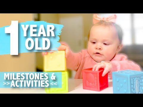 Видео: РАЗВИТИЕ РЕБЁНКА В 12 МЕСЯЦЕВ | Занятия для малышей | Как играть с малышом | Семья Карнахан