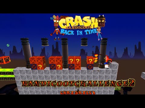 Видео: Crash Bandicoot - Фан-игра Back In Time: Пользовательский уровень: Bandicoot Challange 2 от Chris...