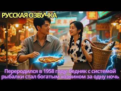Видео: Переродился в 1958 году: бедняк с системой рыбалки стал богатым хозяином за одну ночь!