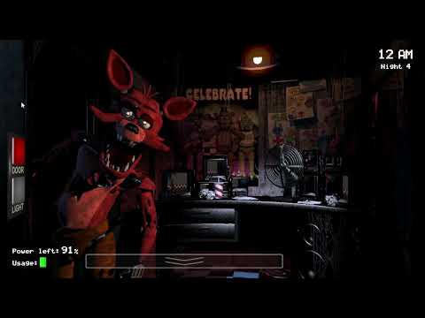 Видео: Прохождение five nights at freddy's 4 ночь