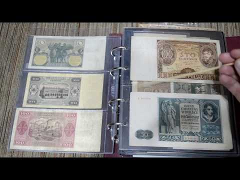 Видео: Обзор коллекции банкнот. Польша. vol. 1 Overview of the collection banknotes