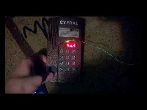 Видео: Музыкальная пасхалка в домофоне CYFRAL ССD 40