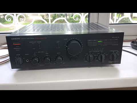 Видео: Onkyo A-817RX демонстрация работы после обслуживания.
