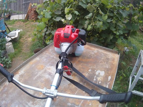 Видео: Триммер бензиновый P.I.T. P75103, 3.2 л.с.мастер