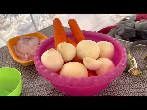 Видео: Лес март 2023, Палатка . Вкусная еда.