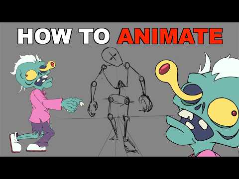 Видео: Как анимировать цикл ходьбы зомби — урок по анимации