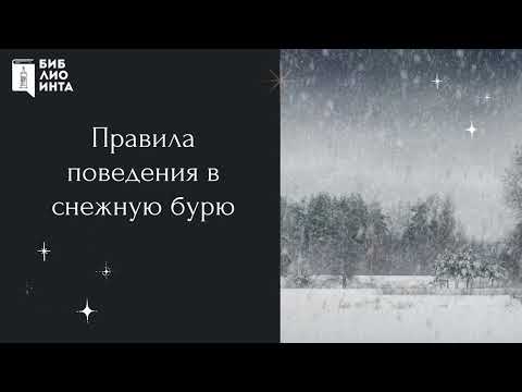 Видео: Правила поведения в снежную бурю