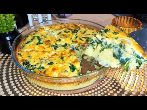 Видео: Рецепт бабушкиного шпината с картошкой поразил всех! 😍Попробовать должен каждый!