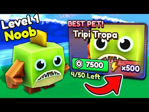 Видео: Начинаем заново как НУБ с КАЖДЫМ ОП-ПИТОМЦЕМ в Brainrot Tsunami!