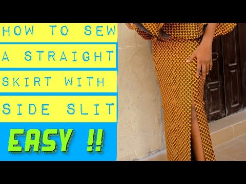 Видео: КАК СШИТЬ ПРЯМУЮ ЮБКУ С РАЗРЕЗОМ СБОКУ | ЧАСТЬ 2 | ЧЕРТЕЖ ВЫКРОЙКИ ЮБКИ | NDIFON NTUI